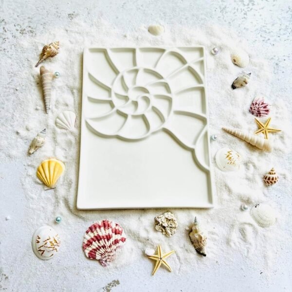 Conch Shape Ceramic Watercolor Palette