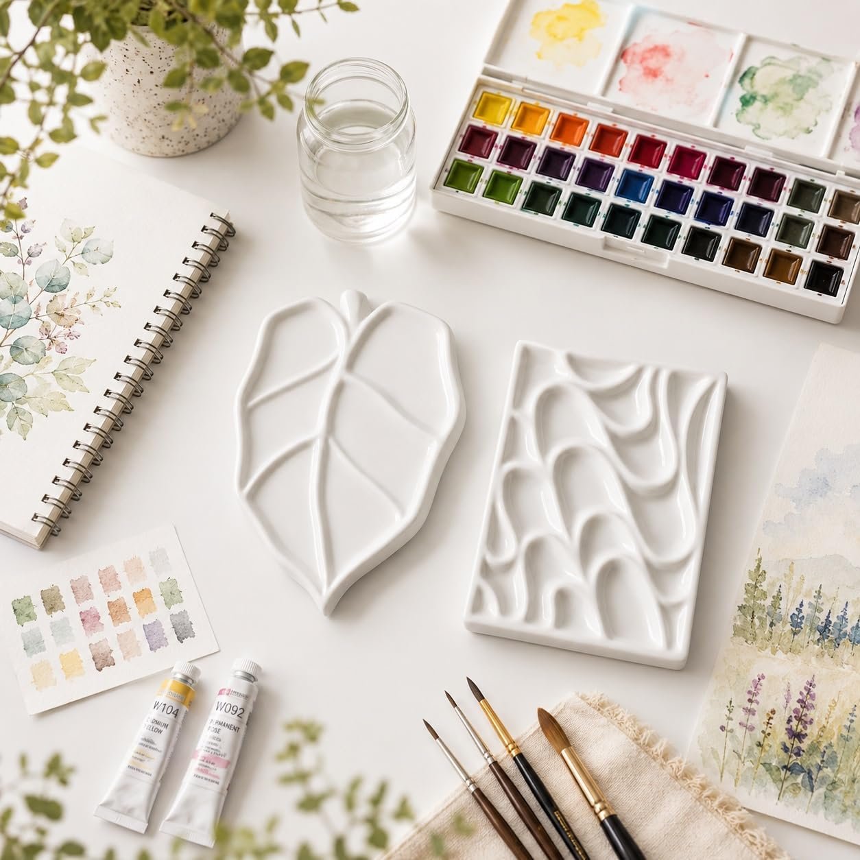 Ceramic Painting Palette Set for Artists