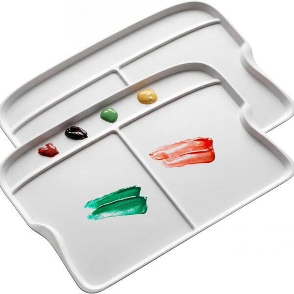 Rectangular Plastic Paint Mixing Palette Tray